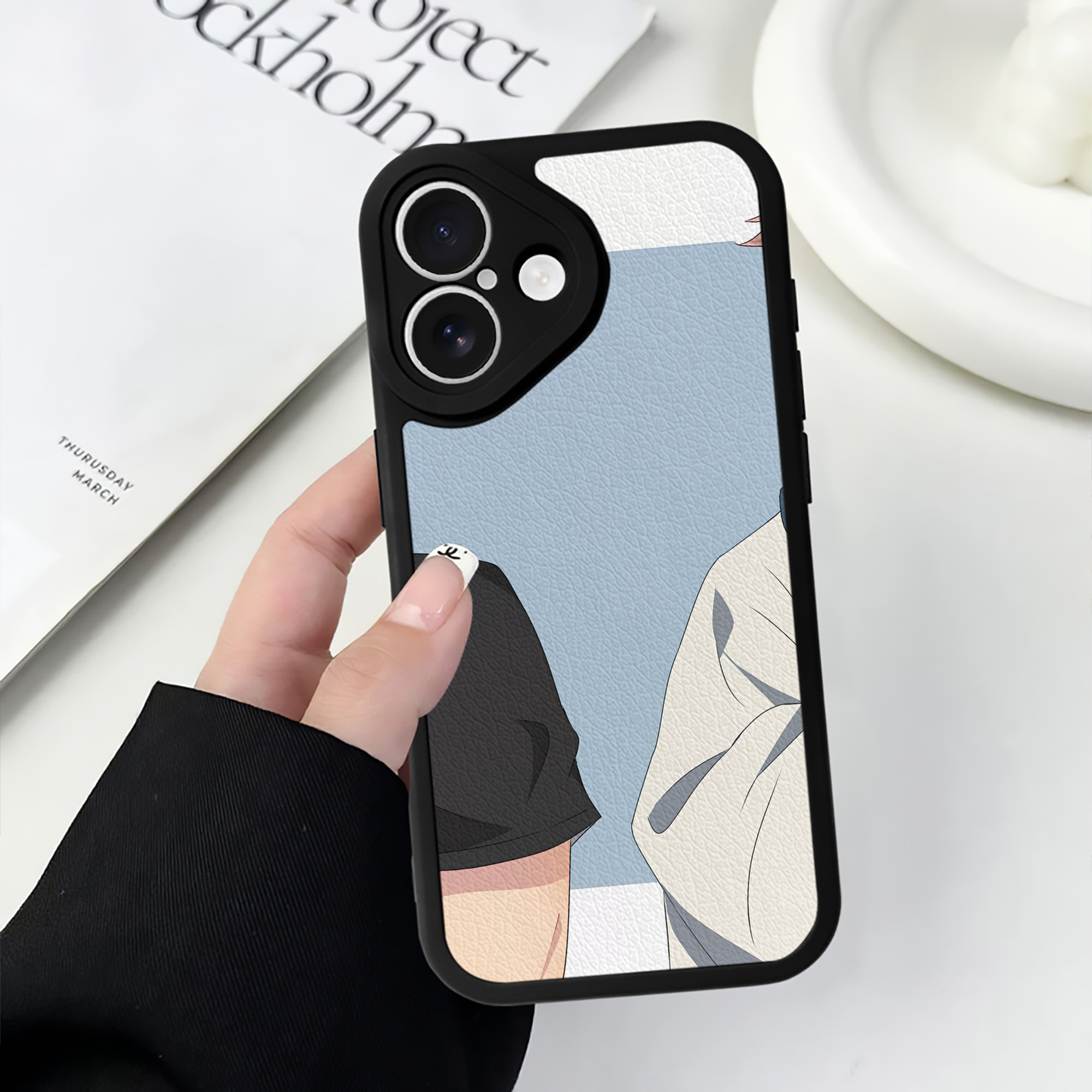 （画像用） SPY×FAMILY间谍家家酒 【iPhone 16シリーズ対応】シリコンスマホケース（レザー調） 材質：シリコン